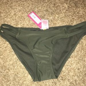 Army green bikini bottoms